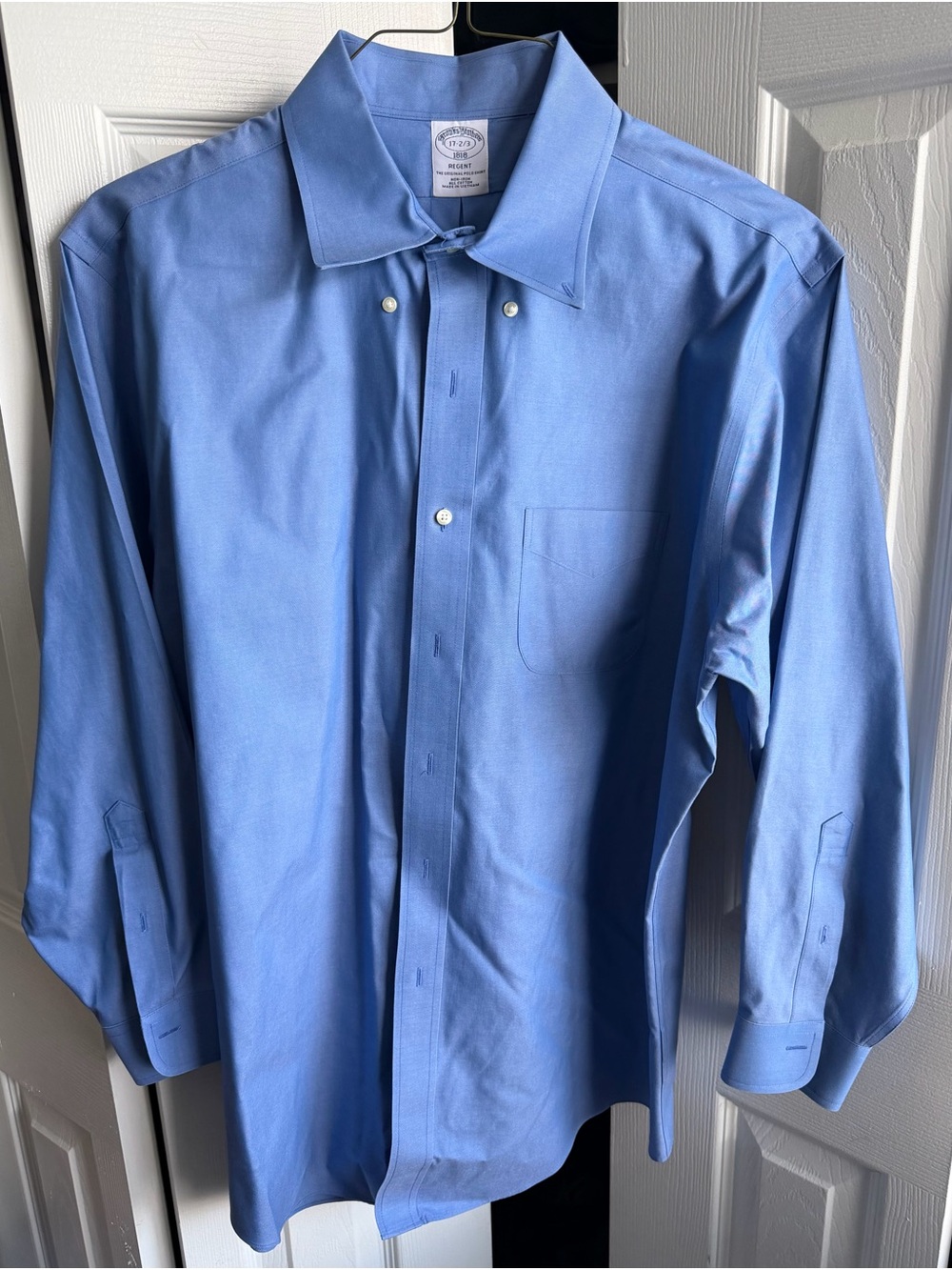 Brooks Brothers Men’s Blue Button-Down Dress Shirt